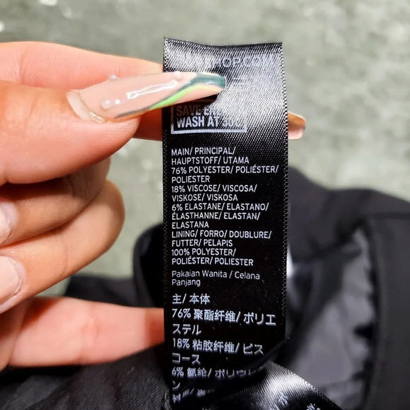 Topshop Black Flare Slacks - Picture 9 of 9